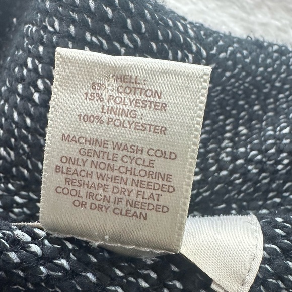 LOFT Black Blazer with Wide Lapel and Asymmetrical Closure - Picture 7 of 14